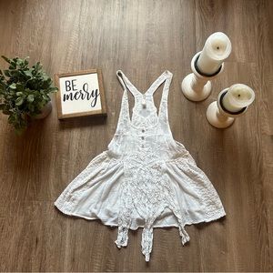 Free People ‘Kelly Sue’ white eyelet tank top size XS